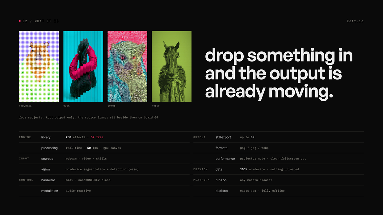 kott.io — real-time effects in the browser Image 0