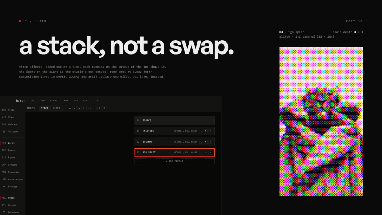 kott.io — real-time effects in the browser Image 5