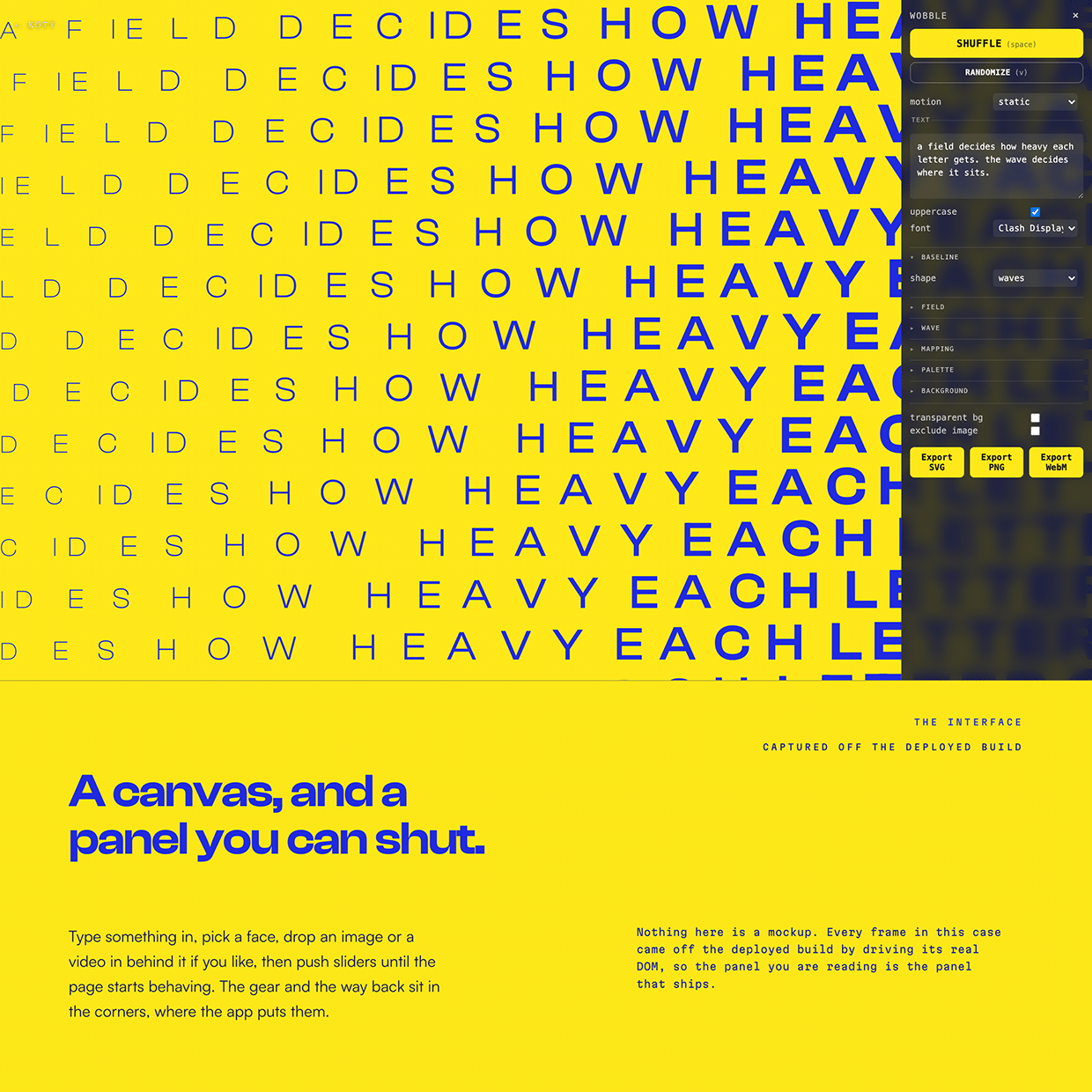 Wobble: A field toy for variable type Image 0