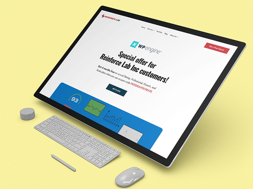 Affiliate landing page on Behance