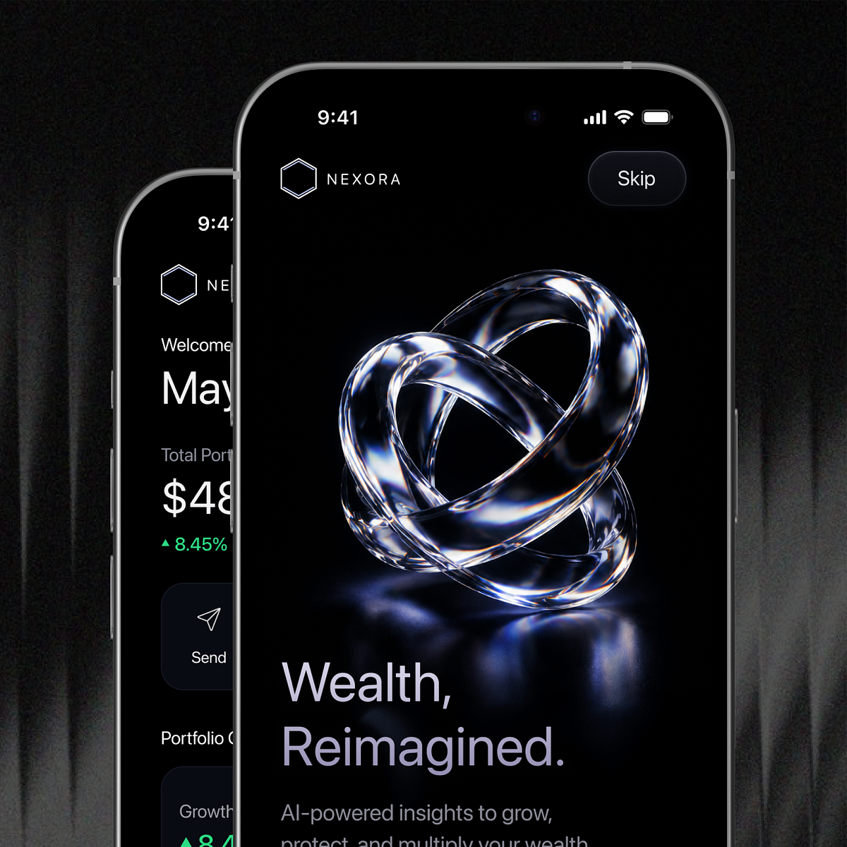Crystal Intelligence • AI Wealth Management App Concept Image 3