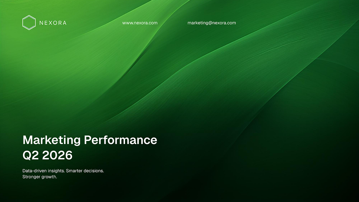 Marketing Performance Presentation Deck Image 7