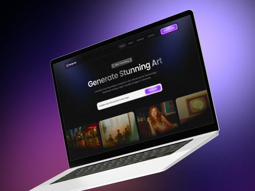 GenpicAI: Free Artificial Intelligence Website Template by Jitu Raut — Framer Marketplace