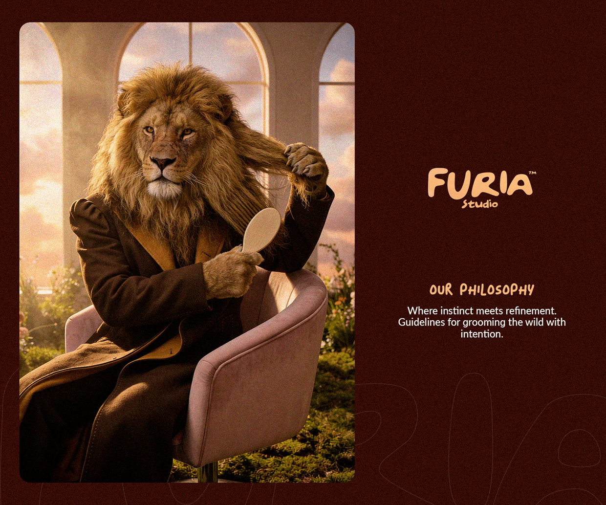 FURIA Studio – Premium Grooming Campaign Design Image 2