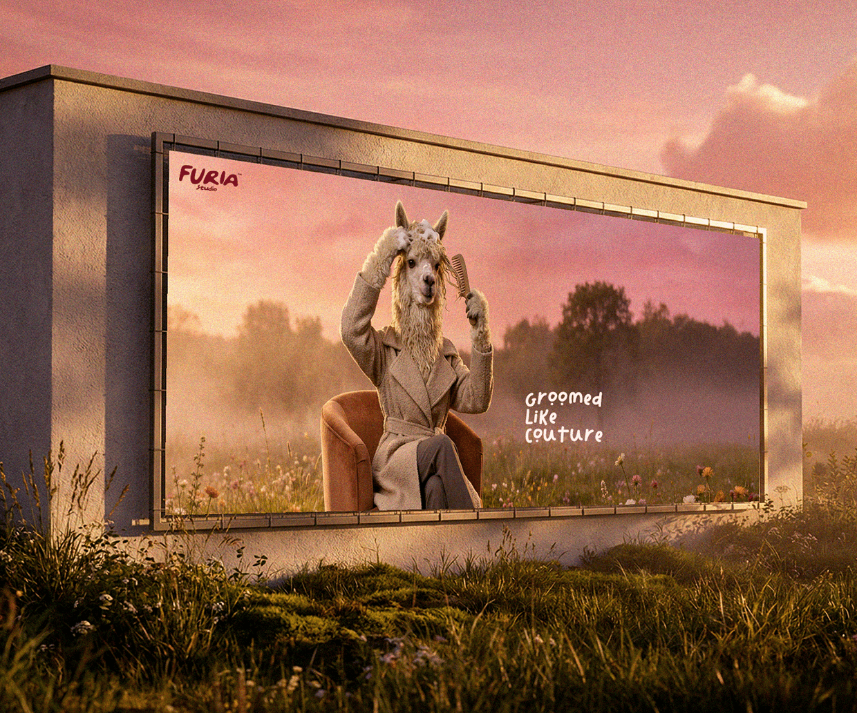 FURIA Studio – Premium Grooming Campaign Design Image 7