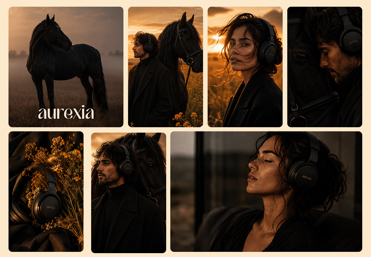 Aurexia - Luxury Headphones Brand Identity Image 2
