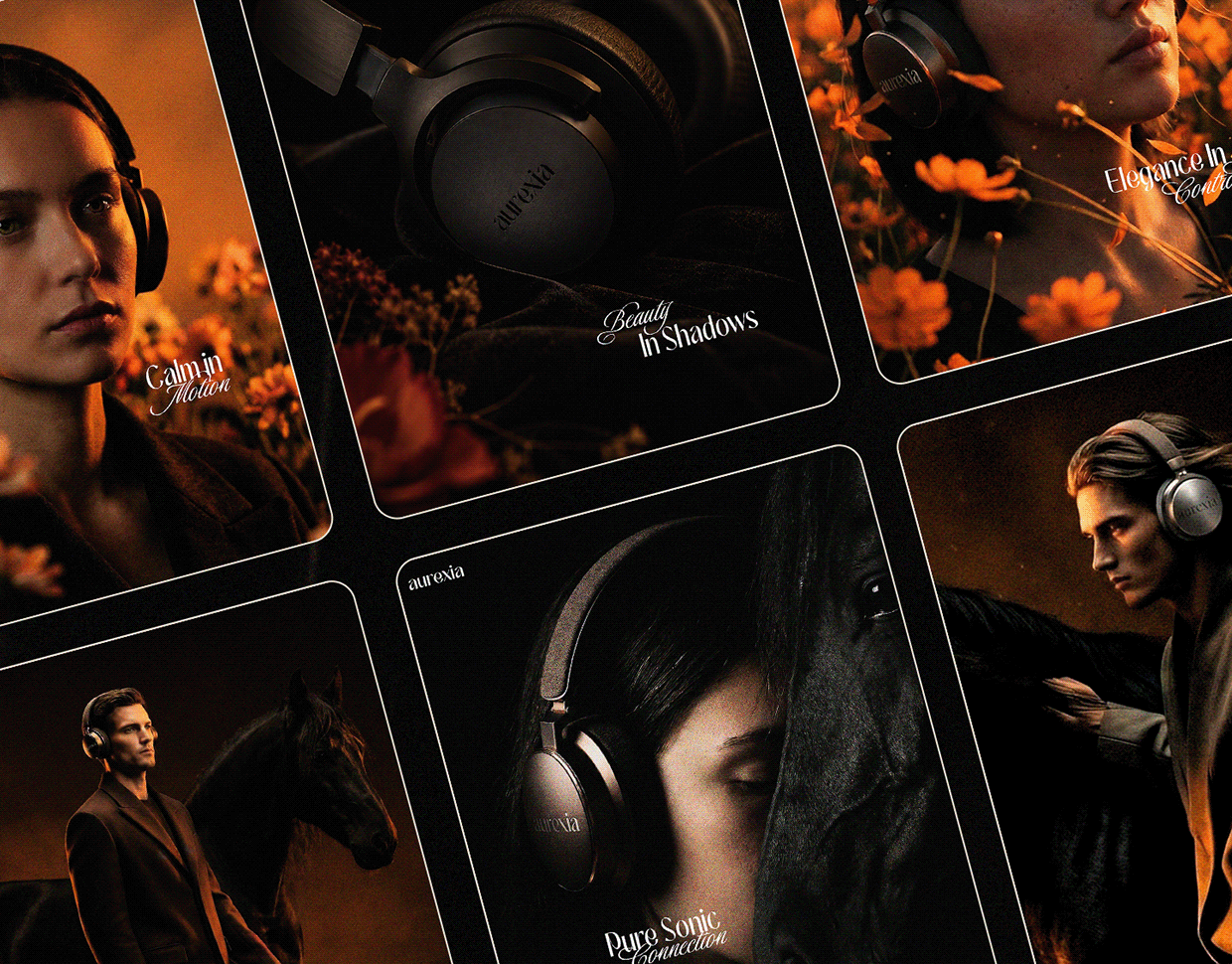 Aurexia - Luxury Headphones Brand Identity Image 4