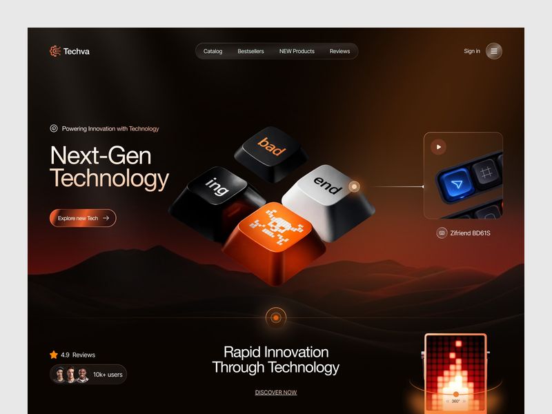 Techva - Website for Technology Company