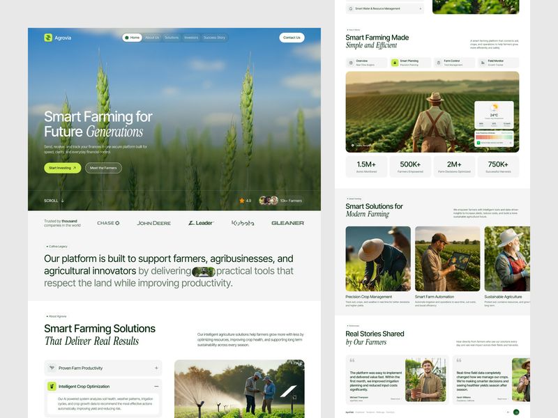 Agrovia - Modern Farming Website