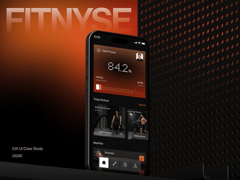 Fitnyse – Fitness App UI/UX Design Case Study