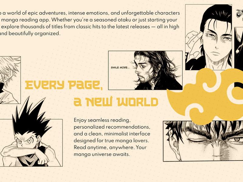 Designed for Otakus – Manga Reading App
