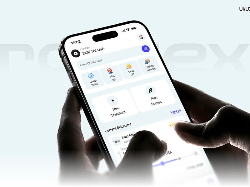 Routex - Logistics App for Merchant | UI/UX Design