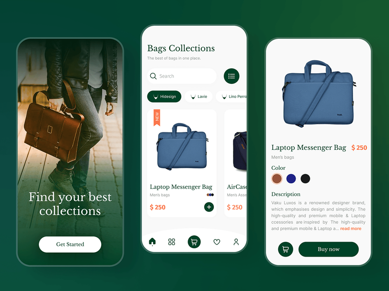 E-commerce app Design