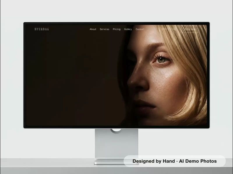 Hverdag — A Calm Scandinavian Template for Hair Studios