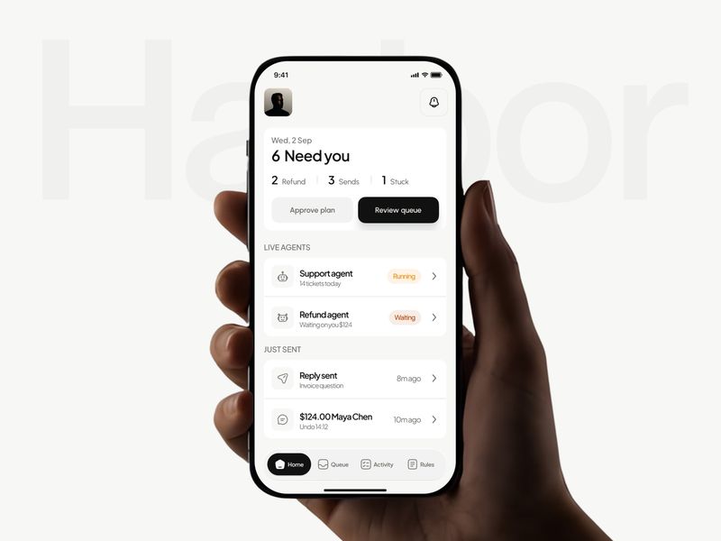 AI Customer Support Agent Control App
