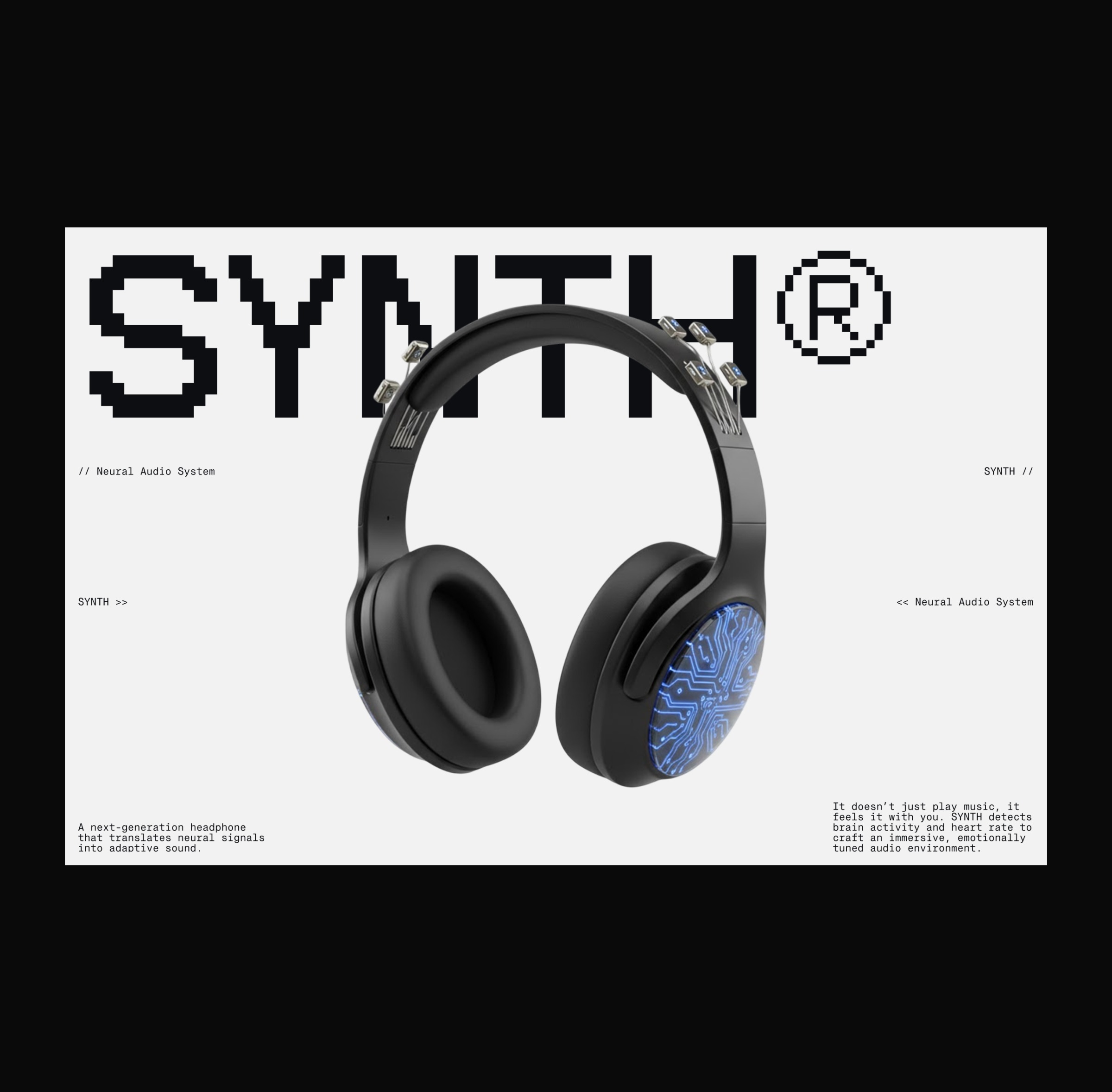 SYNTH® – Futuristic Headphone Concept Image 2