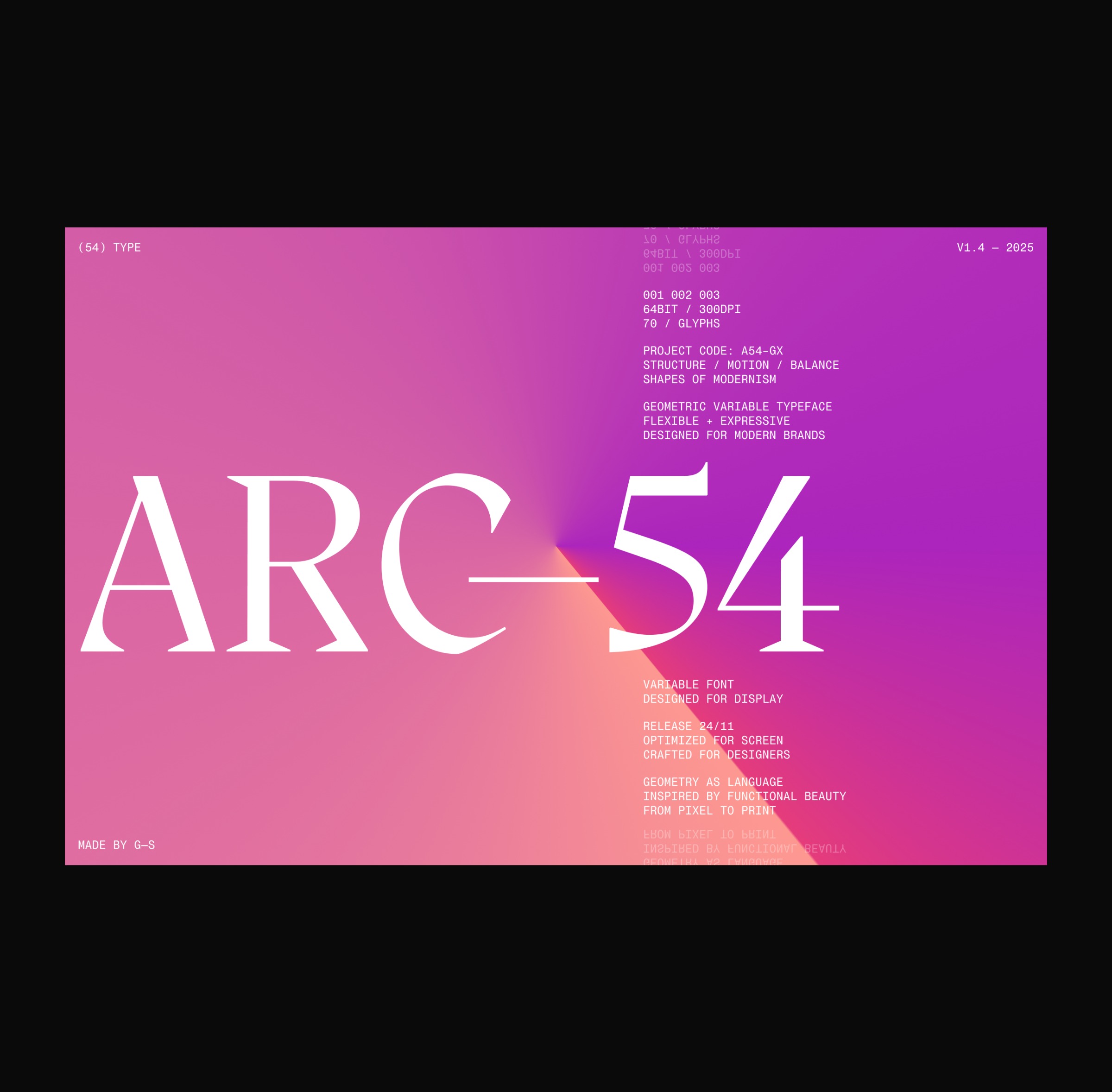 Typeface Launch Page Concept Image 1