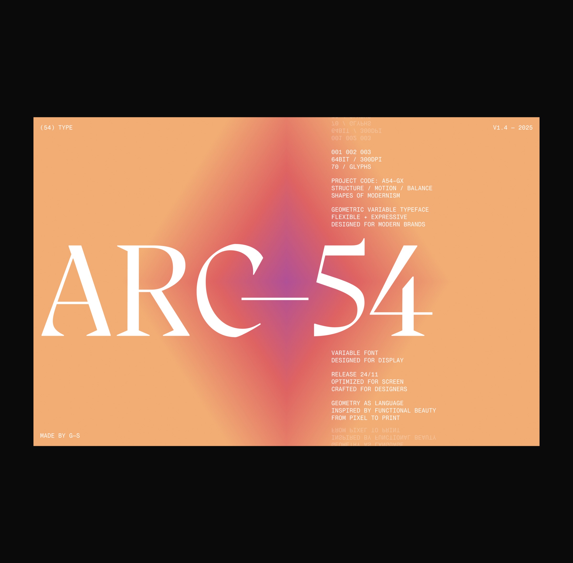 Typeface Launch Page Concept Image 2