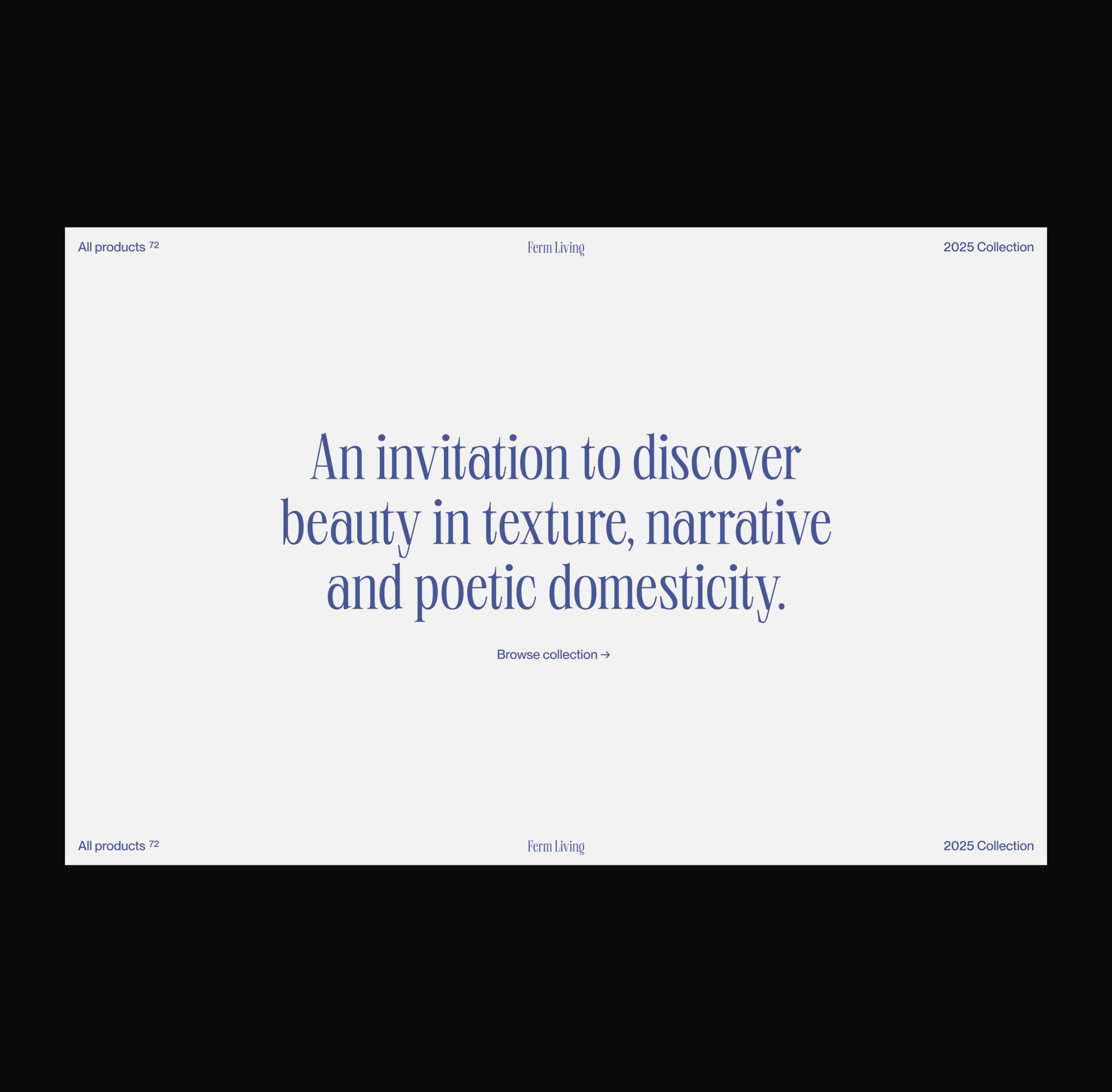 Editorial layouts for the Ferm Living Autumn Winter 2025 Collection Image 2