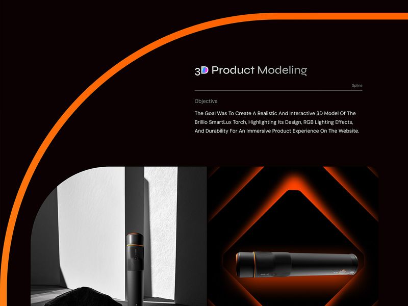 Brillio Smart Lux | Ui/Ux Case Study | Landing Page