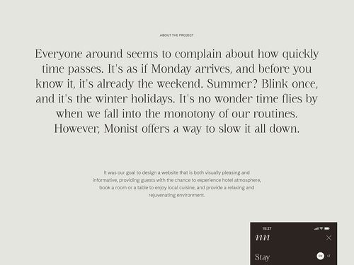 Monist | Website on Behance