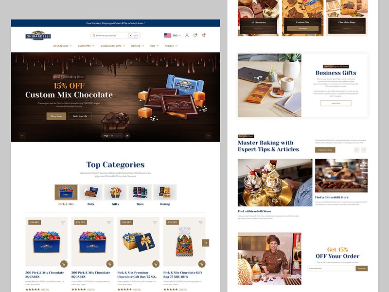 Luxury E-Commerce Website Redesign