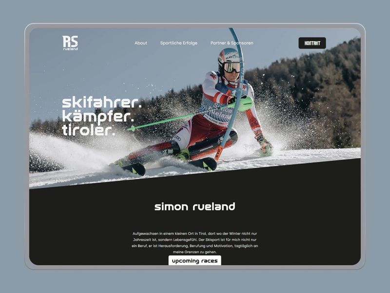 Simon Rueland | Pro Athlete Portfolio