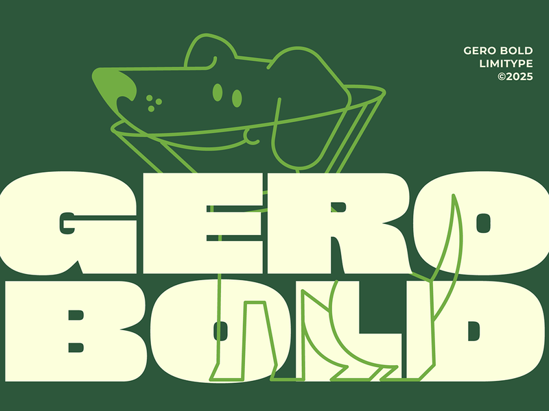 Gero - Bold Font
