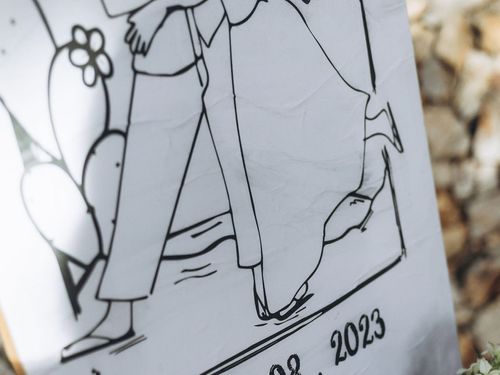 Ilustração personalizada - Camilla e Humberto