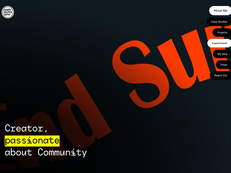 Coker Oluwafemi - Creative Designer & Web Application Developer | Portfolio