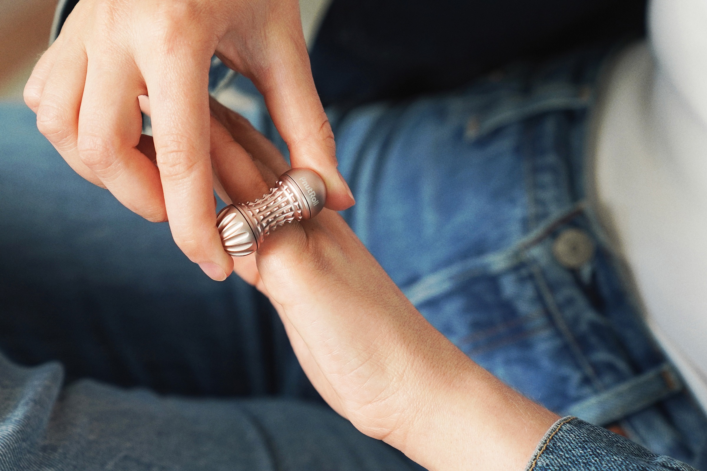 PnutRoll - Mini Peanut-shaped Massage Roller for On-the-Go Image 0