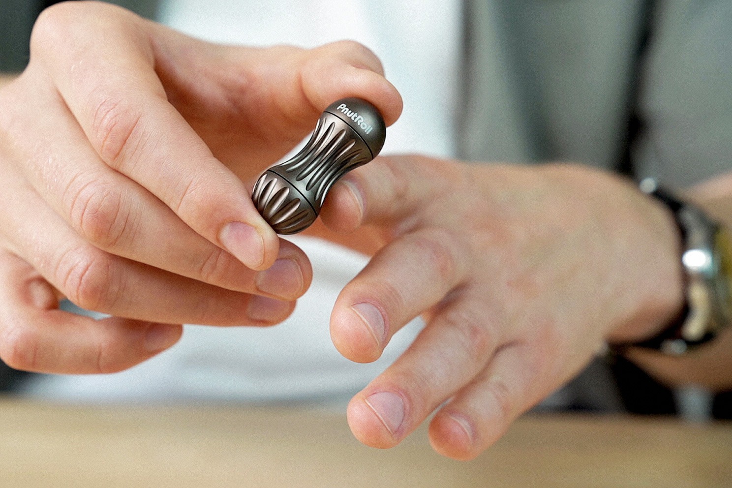 PnutRoll - Mini Peanut-shaped Massage Roller for On-the-Go Image 1