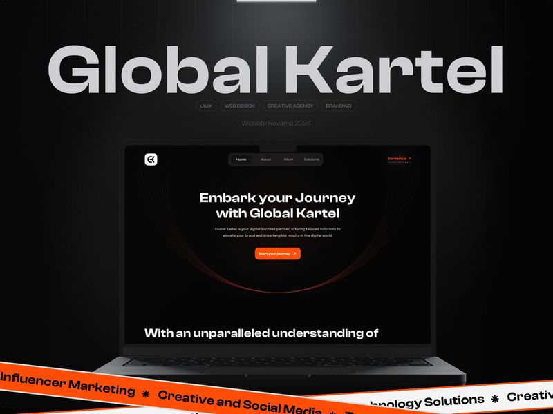 Global Kartel- website design