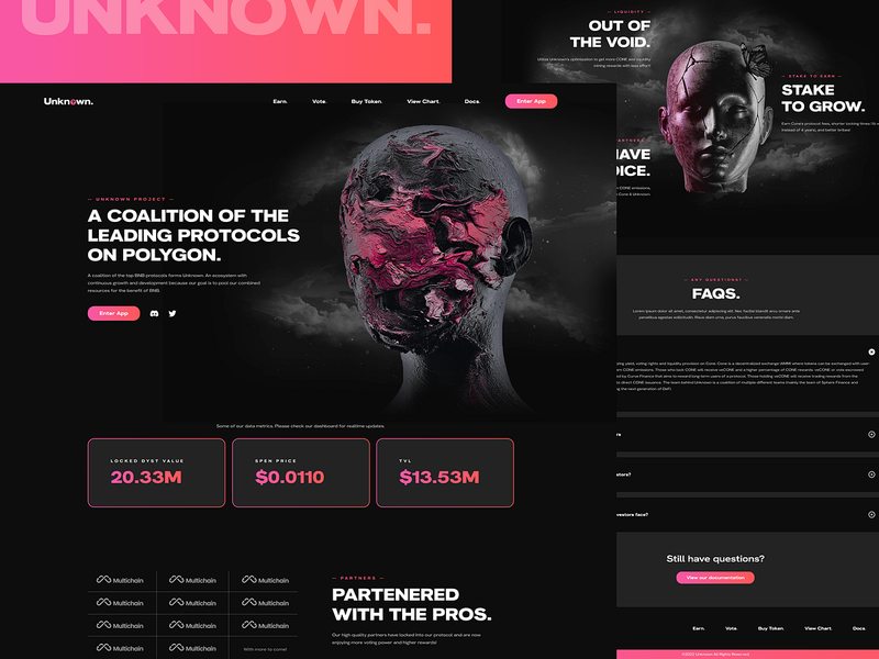 Unknown — Website Design