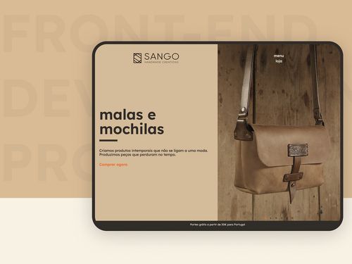 Sango - UI & FRONT-END DEVELOPMENT