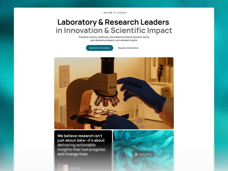 Scientis - Webflow Ecommerce website template