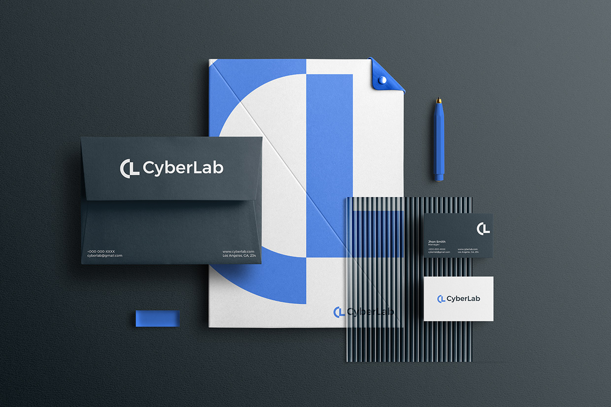 CyberLab, tech logo, logo design Image 14
