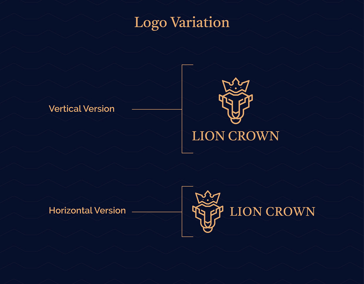 Brand Identity, Lion Crown, Branding, Logo Design Image 3