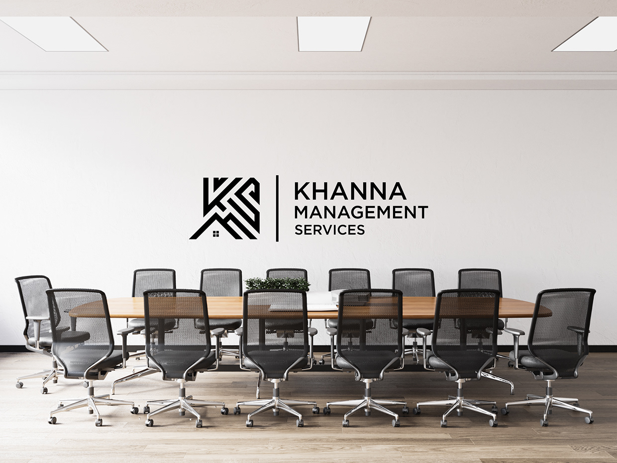 Khanna Management Services - Real Estate - Logo Design Image 1