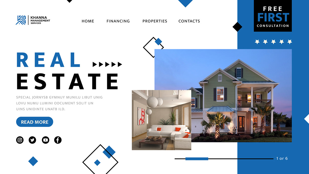 Khanna Management Services - Real Estate - Logo Design Image 7