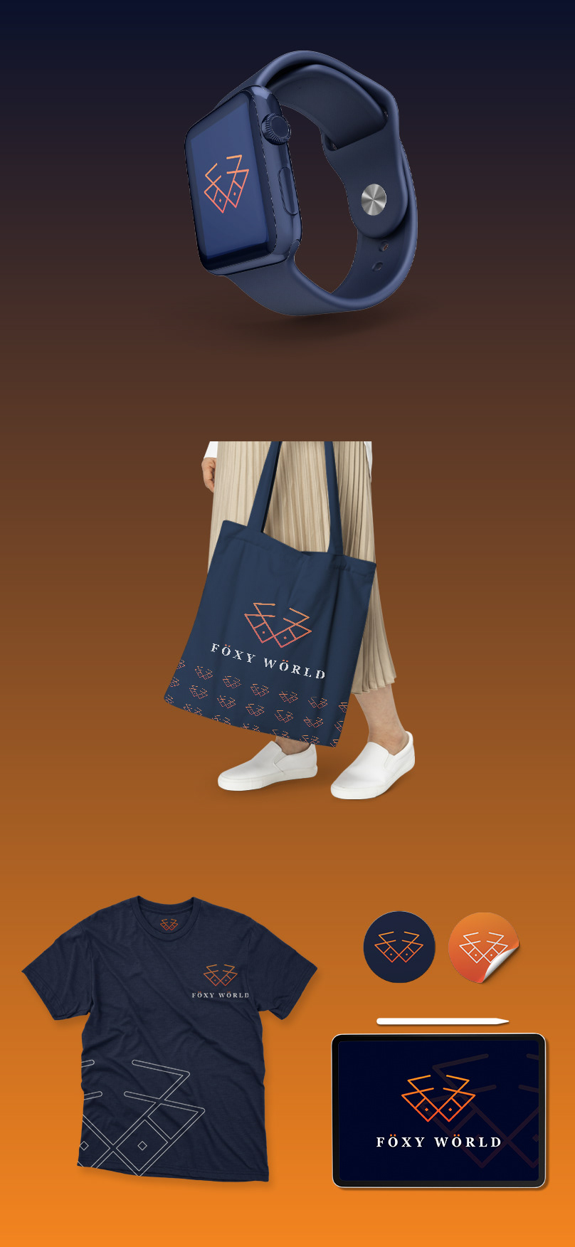 Brand Identity, Foxy World, Branding, Logo Design. Image 13