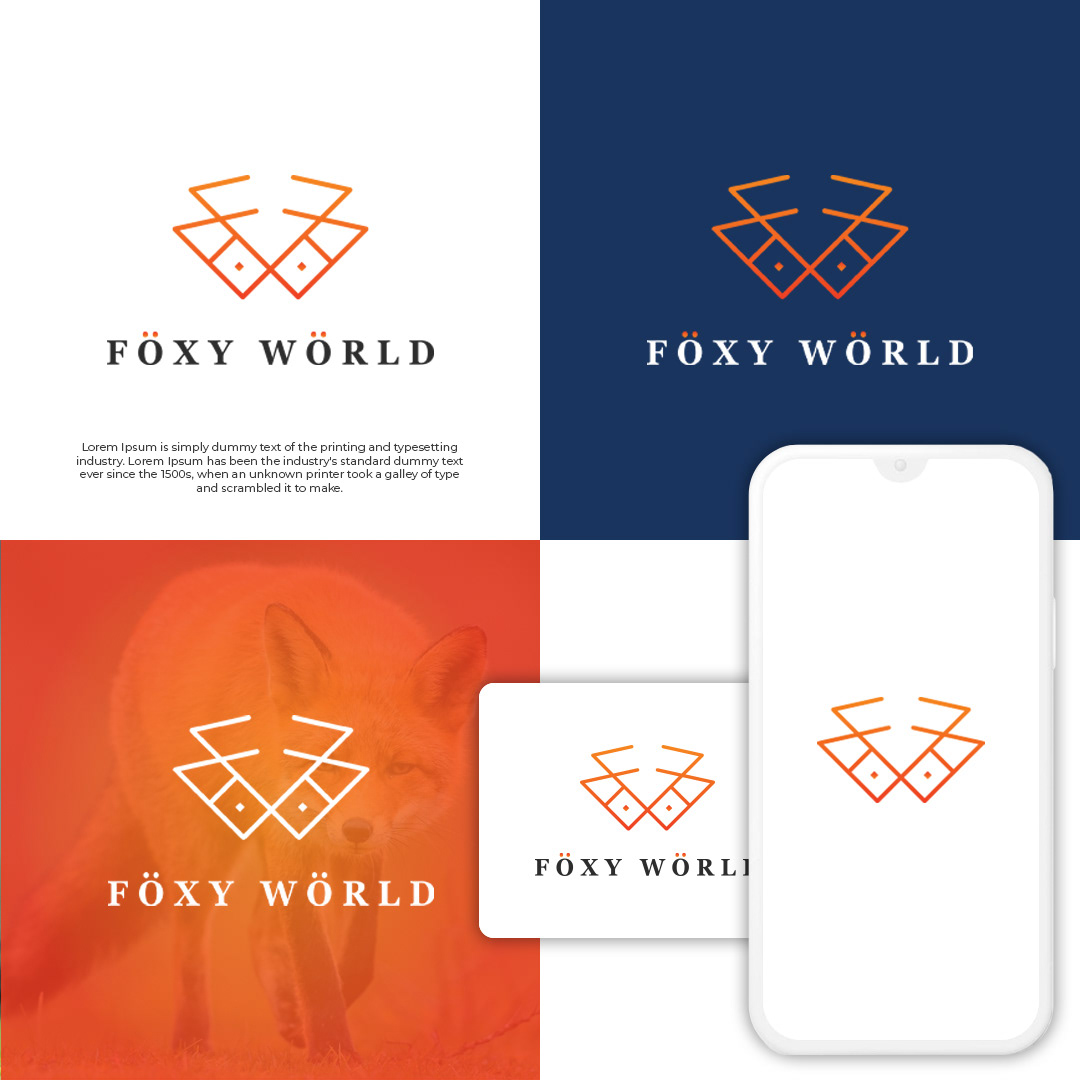 Brand Identity, Foxy World, Branding, Logo Design. Image 14