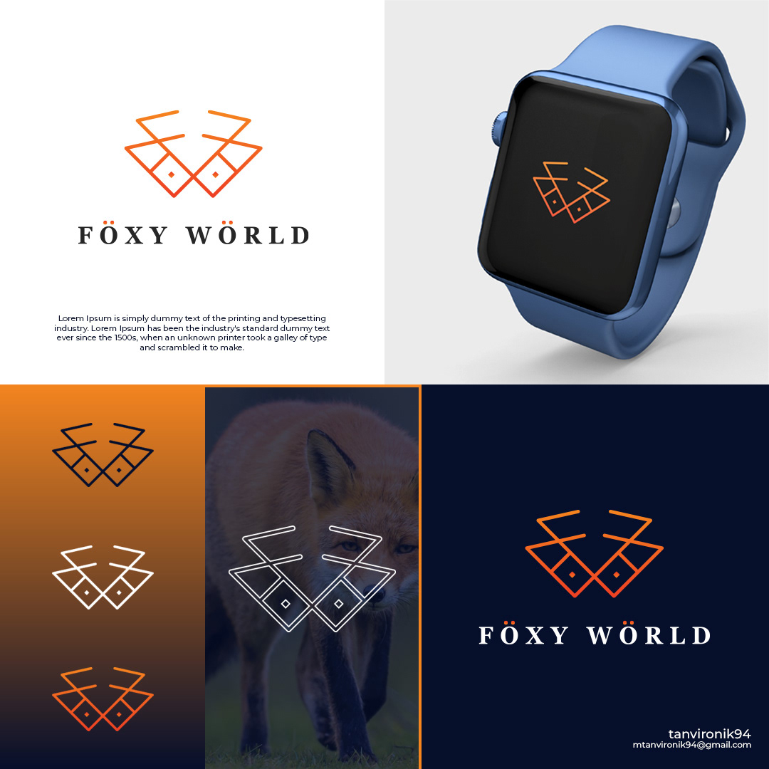 Brand Identity, Foxy World, Branding, Logo Design. Image 16