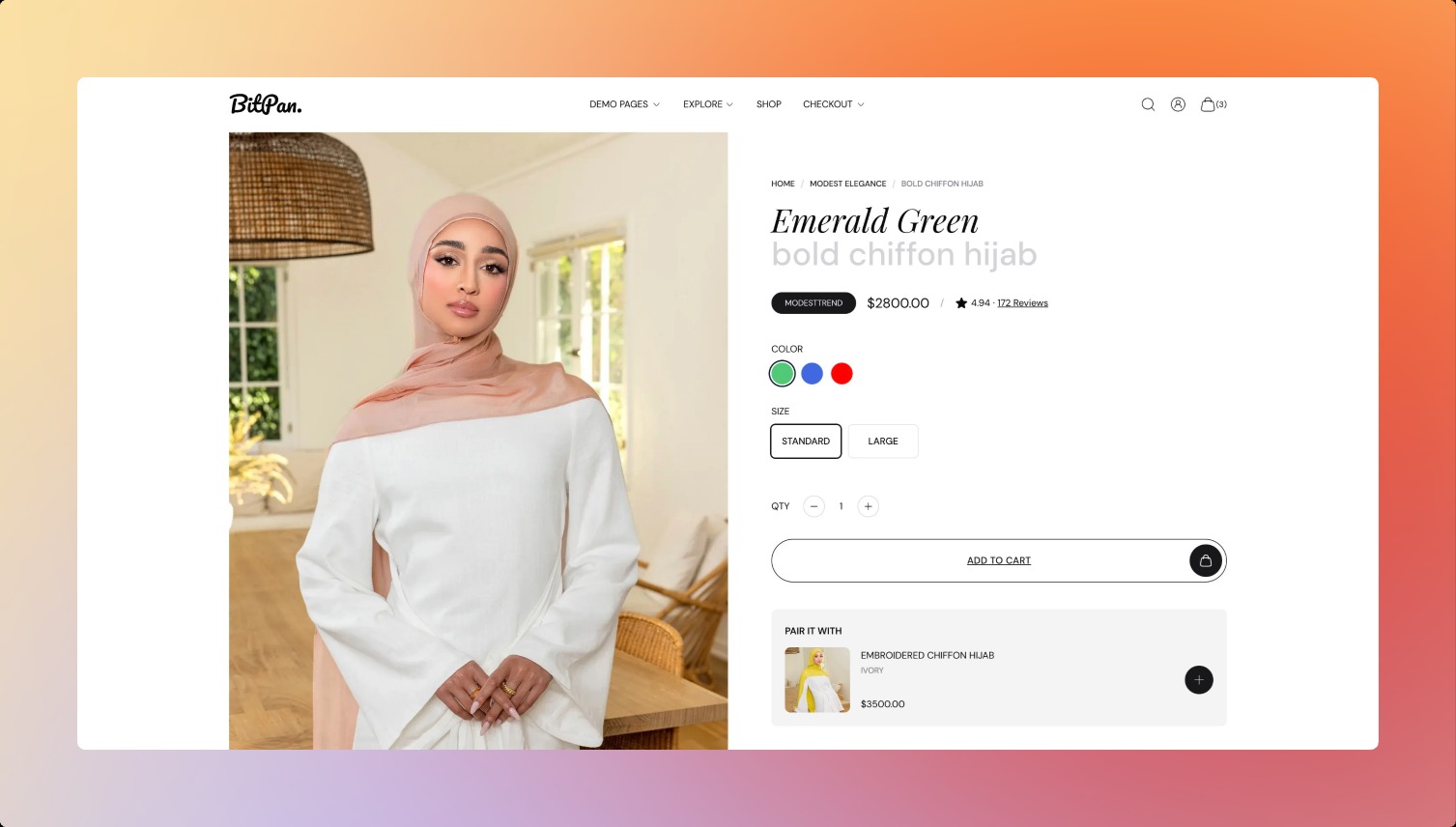 Bitpan - Multipurpose eCommerce Skincare, Fashion, Hijab  Image 3
