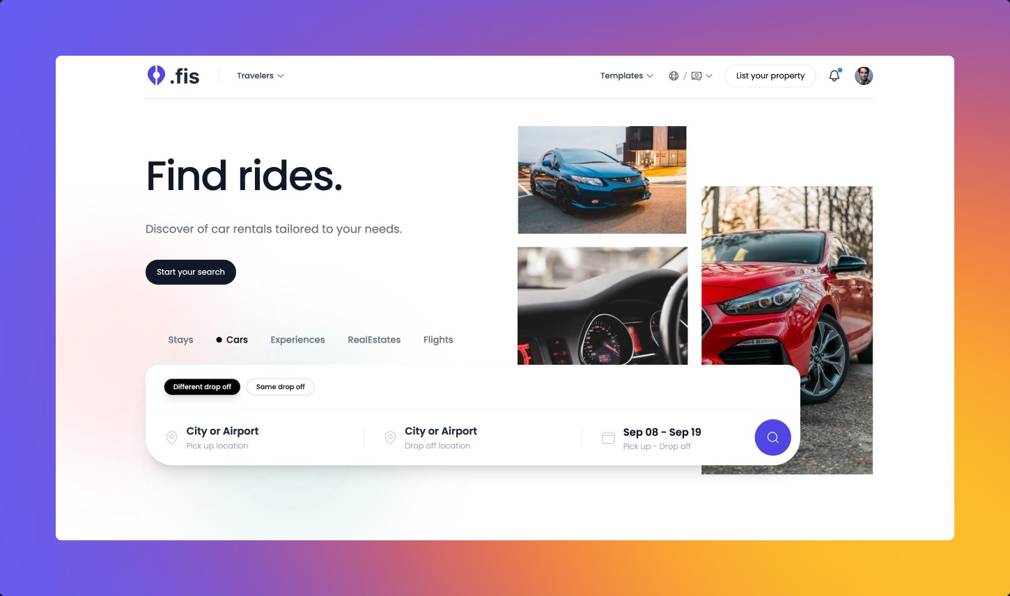 Chisfis - Online Booking NextJs Tailwind CSS  Image 1