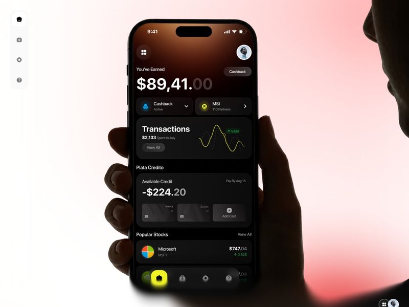 Finance & Credit Card Management Mobile App