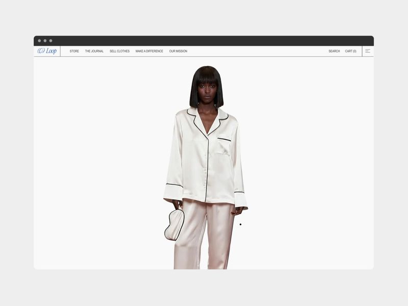 LOOP — Sustainable Fashion E-commerce, Branding & Web Design