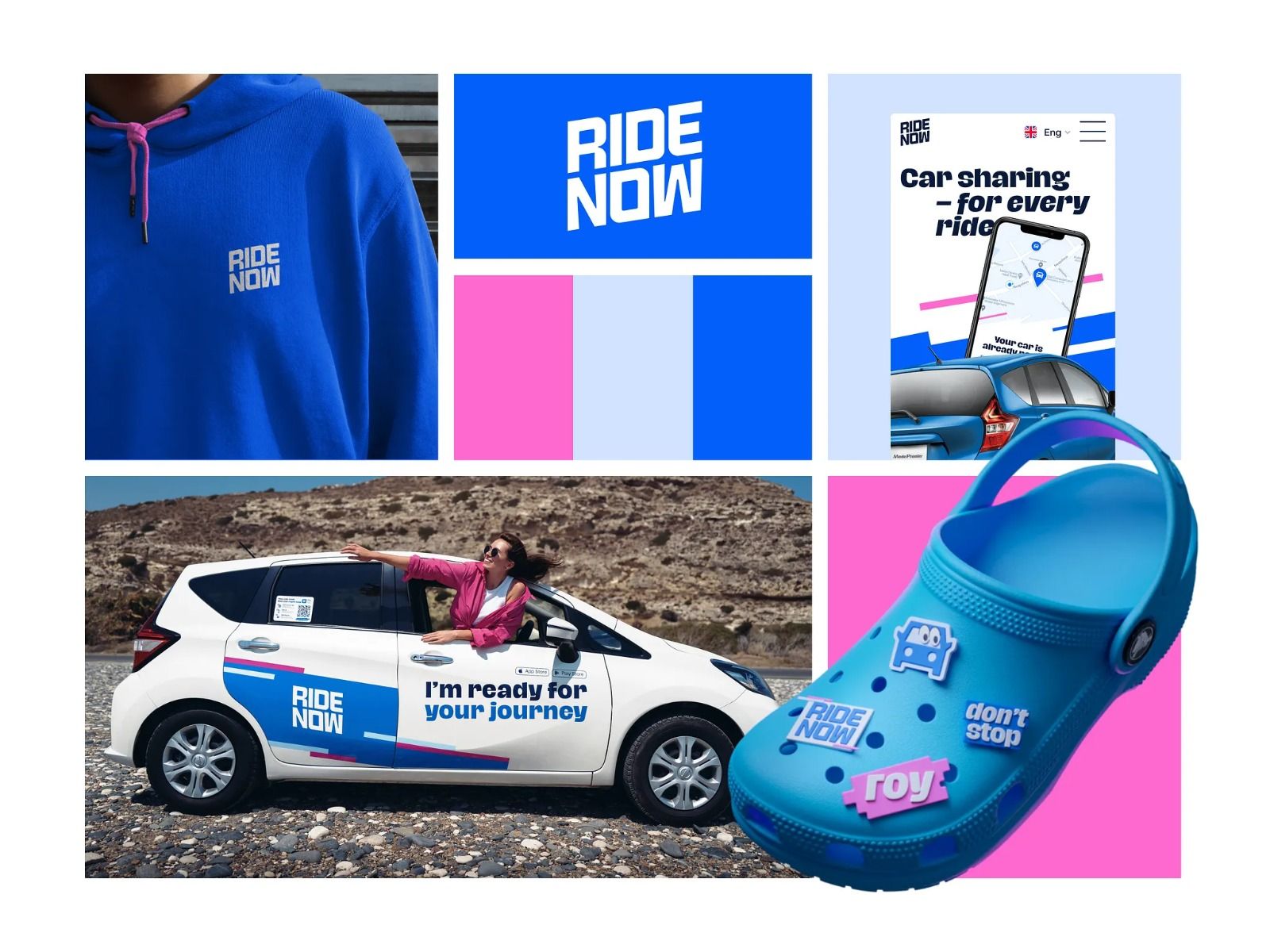RIDE NOW: Brand Identity & Web