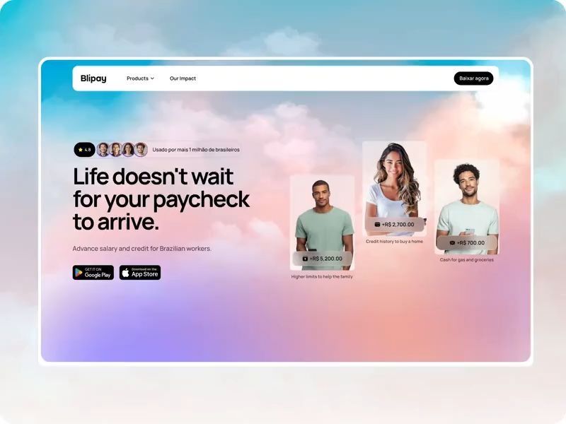 Fintech Landing Page Design