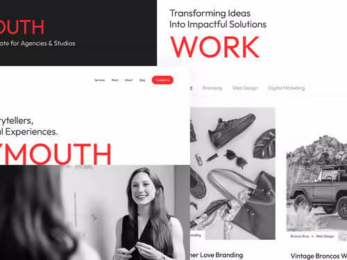 Plymouth - Webflow HTML website template